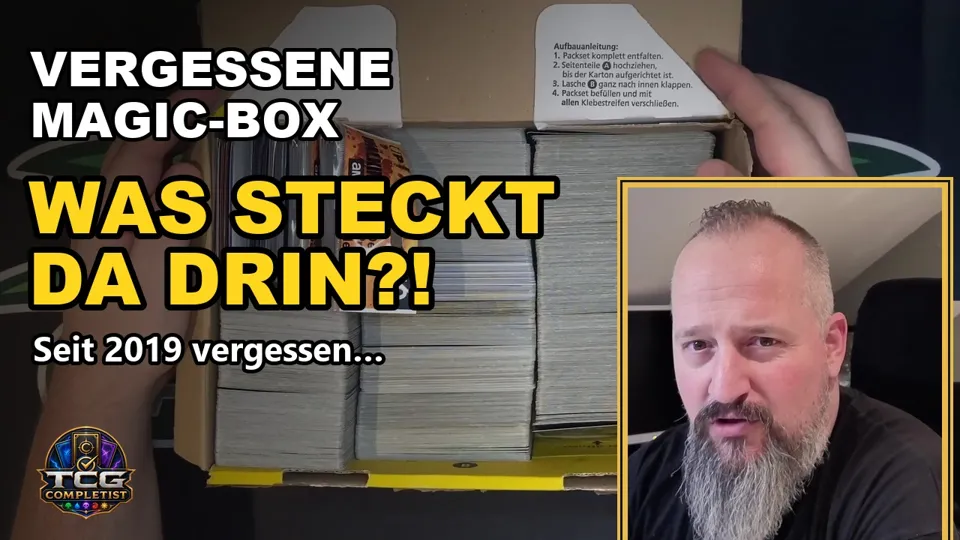I Opened a Forgotten Moving Box Full of Magic Cards